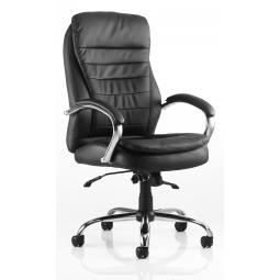 Rocky Executive Chair Black Leather High Back EX000061