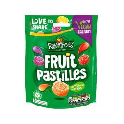 Rowntrees Fruit Pastilles Sweets Sharing Pouch 143g 12466090