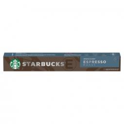 STARBUCKS by Nespresso Espresso Roast 5.7g Coffee Pods (Pack 10) 12423393