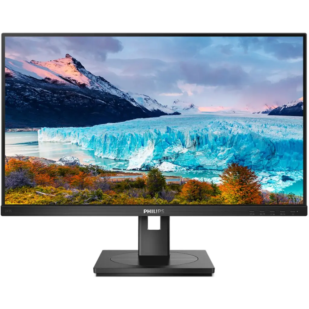 Philips S Line 243S1 23.8 Inch 1920 x 1080 Pixels Full HD IPS Panel HDMI DisplayPort USB-C Height Adjustable Monitor