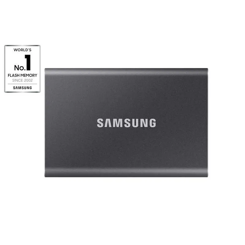 Samsung 1TB T7 USB C G2 Grey External Solid State Drive