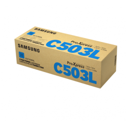 Samsung CLT-C503L High Yield Cyan Toner Cartridge SU014A