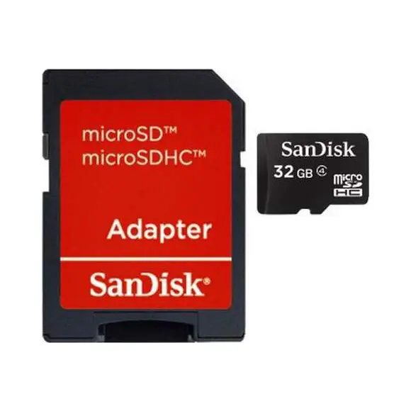 SanDisk Micro SD Card 32GB with Adaptor