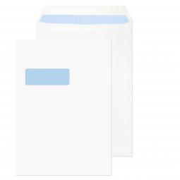 Self Seal Window C4 Envelope 90gsm White Pack of 250