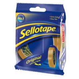 Sellotape 18mm x 66m Golden Tape, Pack of 16 - 1443252
