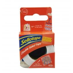 Sellotape Easy Peel Extra Strong Double Sided Tape 15mm x 5m (Pack 12) - 1445293