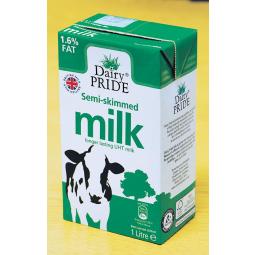 Semi Skimmed Milk 1 Litre Pack of 12