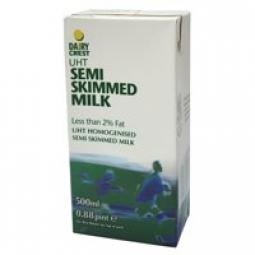 Semi Skimmed Milk 500ml Pack of 12