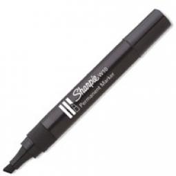 Sharpie W10 Permanent Marker Chisel Tip 1.2-5mm Line Black Pack of 12
