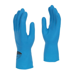 Shield Latex Rubber Household Gloves Medium Blue (Pair) - GR03/BlueMedium