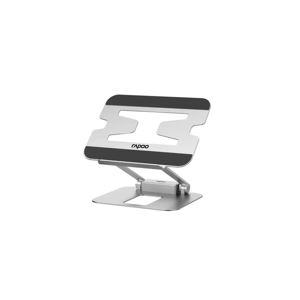 Rapoo UCS-5001 Silver Notebook Stand with Magnetic 5-in-1 USB-C Multiport Hub