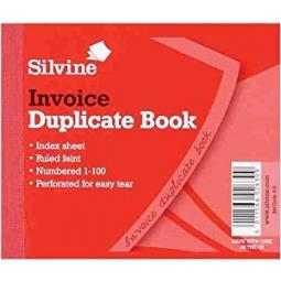 Silvine 616 Duplicate Invoice Book 102x127mm Pack of 12