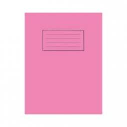 Silvine 9x7 Exercise Book Plain Pink Pack of 10