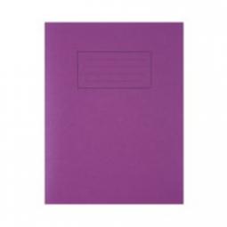 Silvine 9x7 Exercise Book Ruled Purple Pack of 10