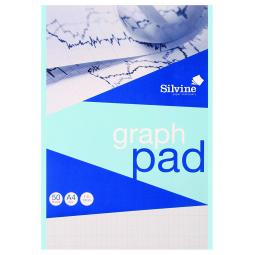 Silvine A4 Graph Pad Pack of 12