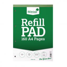 Silvine A4 Refill Pad Narrow Ruled Pack of 6