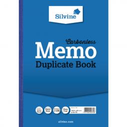 Silvine Carbonless Duplicate Book A4 Pack of 3