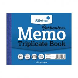 Silvine Carbonless Triplicate Book 102x127mm Pack of 5