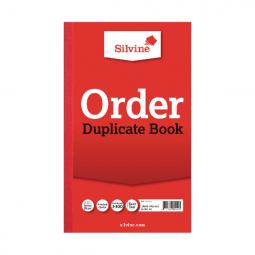 Silvine Duplicate Order 210x127mm Book 610 Pack of 6