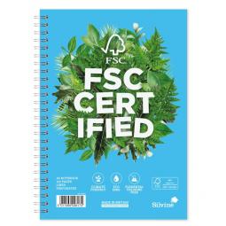 Silvine Premium FSC A5 Twinwire Notebook Feint Ruled Pack of 5