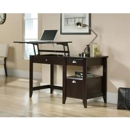 Ergonomic Sit Stand Home Office Desk Jamocha Wood - 5422378