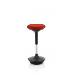 Sitall Deluxe Visitor Stool Bespoke Seat Ginseng Chilli KCUP1549