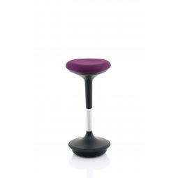 Sitall Deluxe Visitor Stool Bespoke Seat Tansy Purple KCUP1555