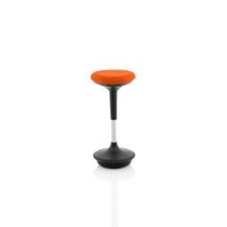 Sitall Deluxe Vistor Stool Fabric Seat Mandarin BR000213