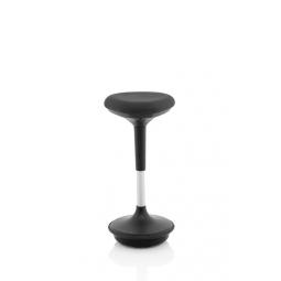 Sitall Deluxe Visitor Stool Black Fabric Seat BR000303