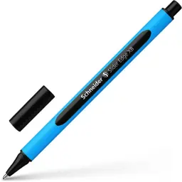 Schneider Slider Edge XB Ballpoint Pen Extra Broad Tip Black Ink with Rubberised Three Sided Barrel made of 83% Recycled Plastic (Pack 10) - 152201