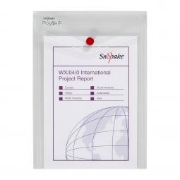 Snopake Polyfile Portrait Wallet File A5 Clear Pack of 5