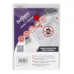 Snopake Polyfile Portrait Wallet File A6 Clear Pack of 5