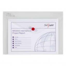 Snopake Polyfile Wallet File A5 Clear Pack of 5