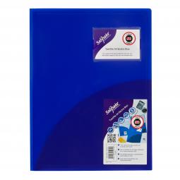 Snopake Twinfile A4 Electric Blue Pack of 5