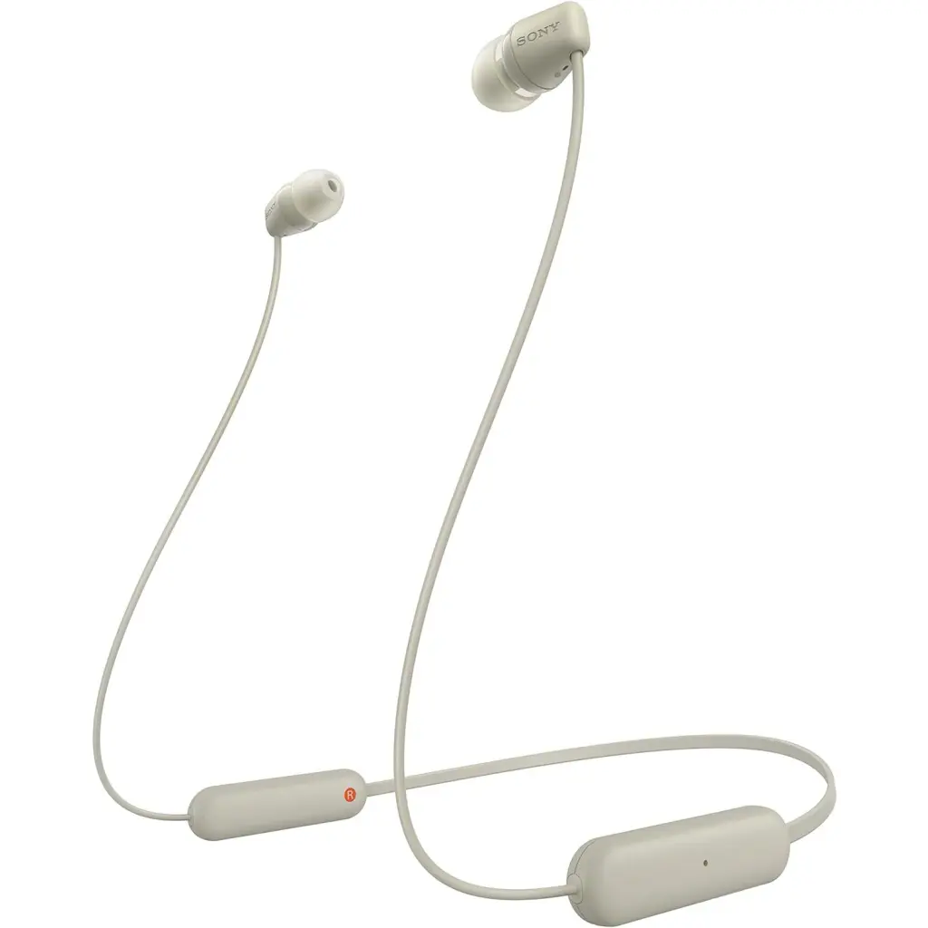 Sony WI-C100 Headset Wireless In-ear Calls Music Bluetooth Beige