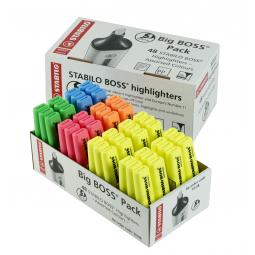 Stabilo Boss Chisel Tip Highlighters 5 colours Pack of 48