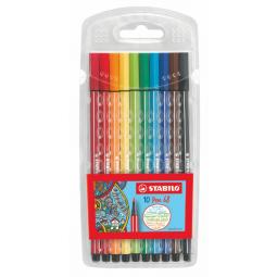 Stabilo Point 68 Fibre Tip Pen Assorted Pack of 10