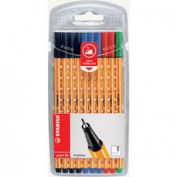 Stabilo Point 88 Fineliner Office Colours Pack of 10