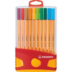 Stabilo Point 88 Pen Fineliner 0.4mm Assorted Pack of 20