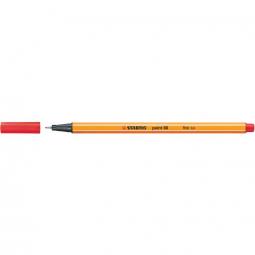 Stabilo Point 88 Pen Fineliner 0.4mm Red Pack of 10
