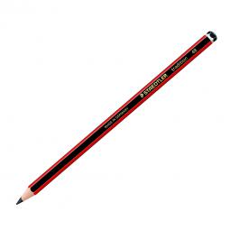 Staedtler 110 Tradition 4B Pencil Black Red Pack of 12