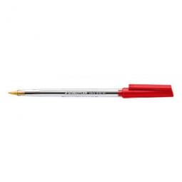 Staedtler 430 Stick Ball Pen Medium 0.35mm Red Pack of 10