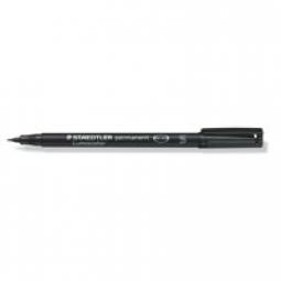 Staedtler Lumocolor OHP Pen Permanent Superfine 0.4mm Black Pack of 10