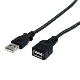 StarTech 10 ft Black USB 2.0 Extension Cable