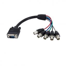 StarTech 1ft Coax HD15 VGA TO 5 BNC Monitor Cable