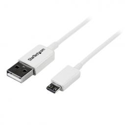 StarTech 1m USB A to Micro B White Cable