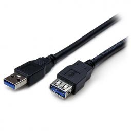 StarTech 2m Black SuperSpeed USB 3.0 Extension Cable A to A Male to Female