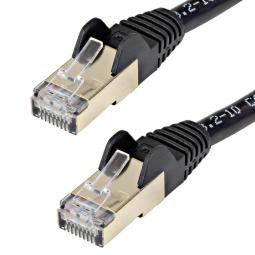 StarTech 2m CAT6a Ethernet 10 Gigabit Shielded Snagless RJ45 100W PoE Patch Network Cable with Strain Relief Wiring is UL Certified