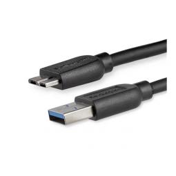 StarTech 2m Slim SuperSpeed USB 3.0 Micro B Cable