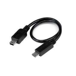 StarTech 8in USB OTG Cable Micro USB to Mini USB